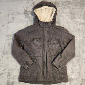 American Eagle Women's Hooded Zip Up Jacket - Size XL
